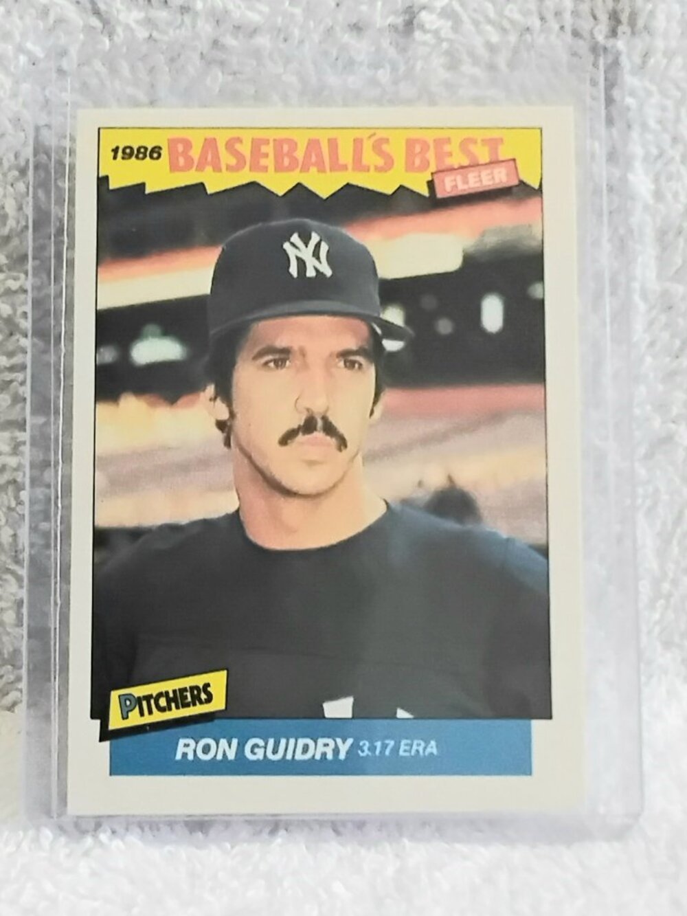 5/$20 Mint 1986 Fleer Ron Guidry Baseball's Best Pitchers MLB Card 14!!